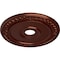 Ekena Millwork Wreath Ceiling Medallion (Fits Canopies up to 6"), 21 1/8"OD x 3 5/8"ID x 7/8"P, Antique Copper CM21WRACS - alternate 5